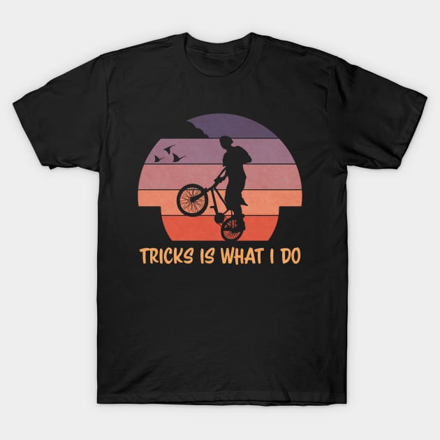 Tricks Is What I Do | BMX T-Shirt by shirtonaut